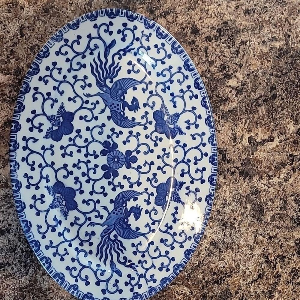 Unbranded Blue and White Dinnerware